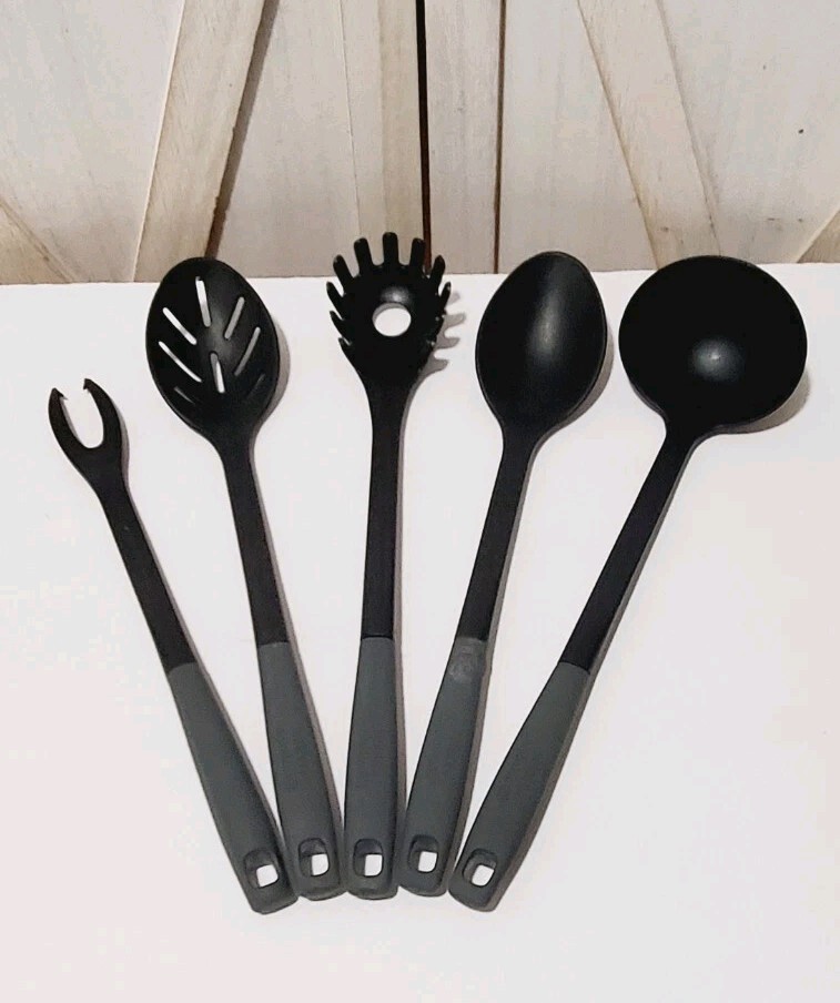 Set of 5 Calphalon Select 13-14″ Nylon Cooking Utensils 400 Degrees Made in USA