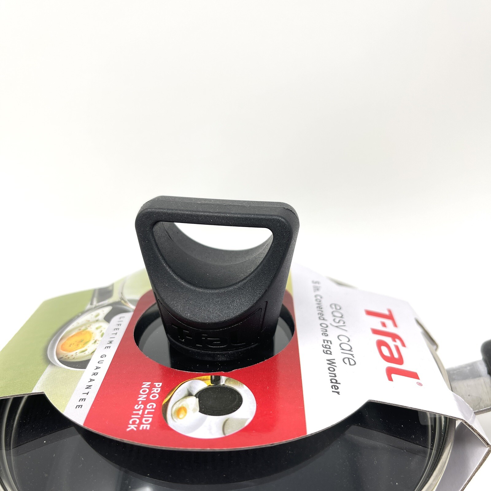 Small Frying Pan Tfal Nonstick 5 Inch With Lid Covered One Egg Pancake Black New