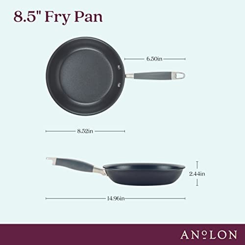 Anolon Advanced Home Hard Anodized Nonstick Skillet 8.5-In Oven Safe 400F Moon