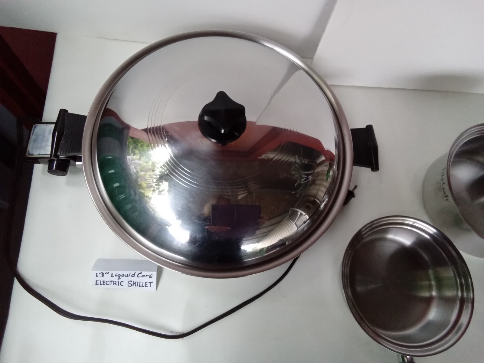 VITA CRAFT 5 PLY NICROMIUM STEEL 3 PC. SAUCE W/ELECTRIC LIQUID CORE SKILLET 13″☆