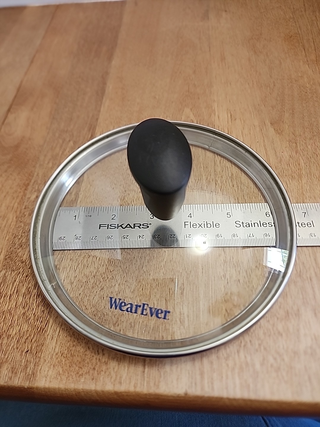 Replacement Wearever Glass Lid for Sauce Pan, Fits 5 7/8″ – 6 1/8″ Opening