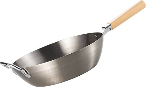 ENZO Wok Saucepan Frypan Frying-pan 28cm Iron Japan