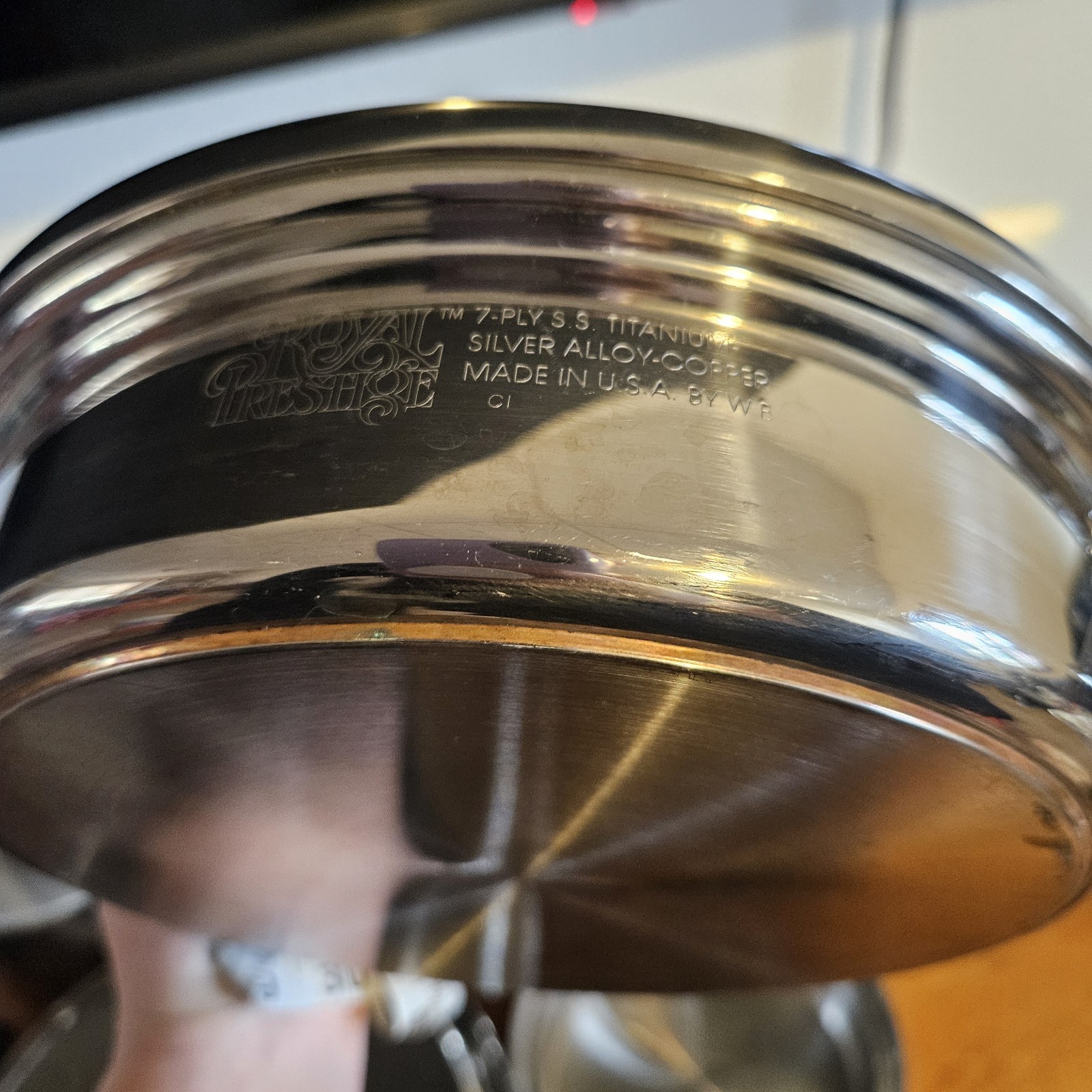 Royal Prestige 12 Pc Cookware Set 7 Ply Stainless Steel Titanium
