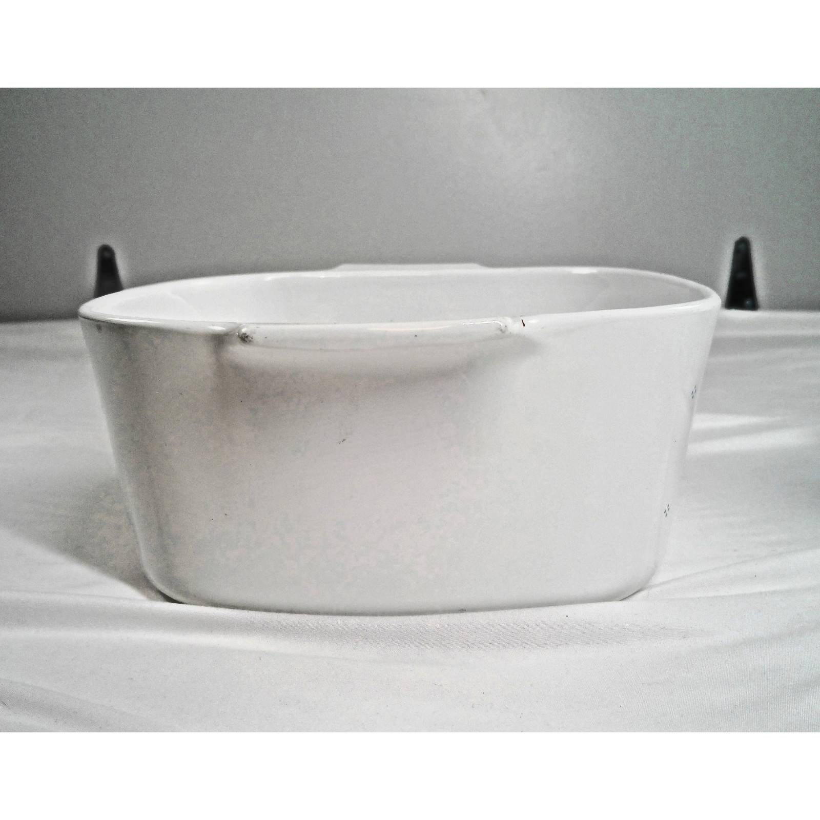 Corning Ware Blue Floral Basket 2L & 3L Casserole Dishes w 1 Lid Vintage Set