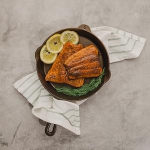 No. 6 skillet – 8 3/4 inch diameter Pre-seasoned Frying Pan, Made in
