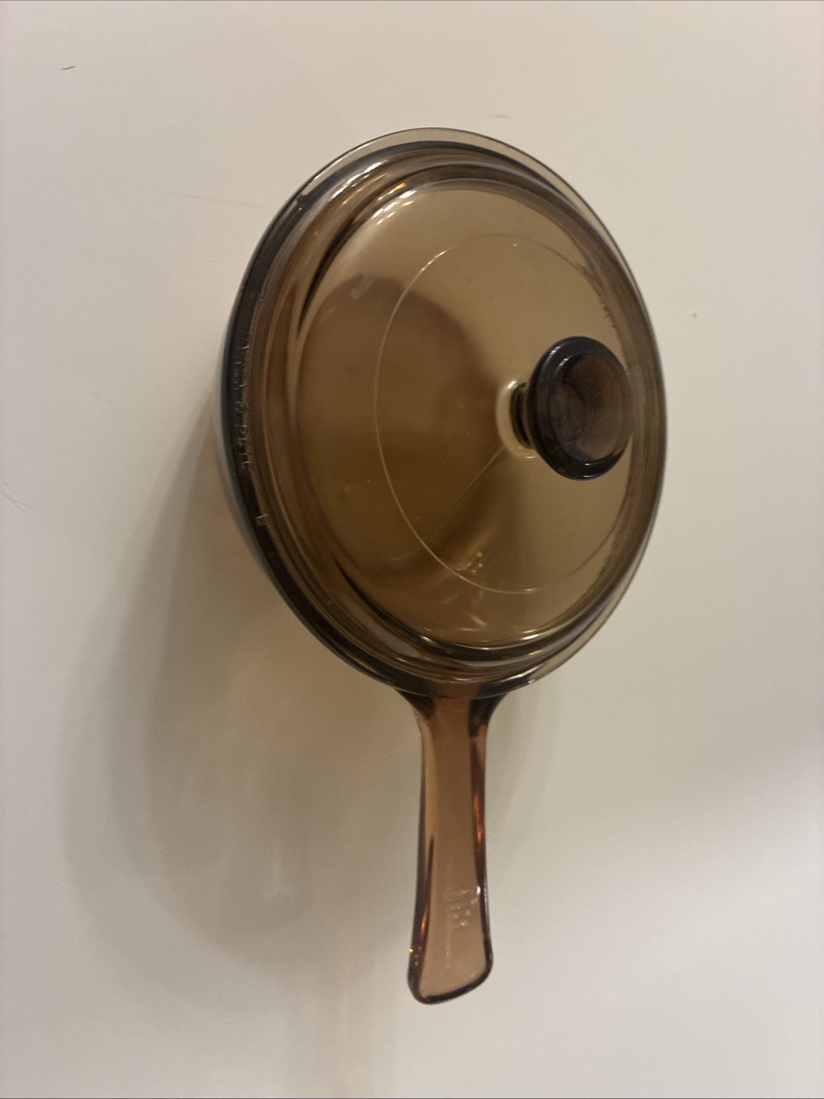 Corning Ware Vision Amber Glass Cookware 0.5L Sauce Pot Pan with Pyrex Lid