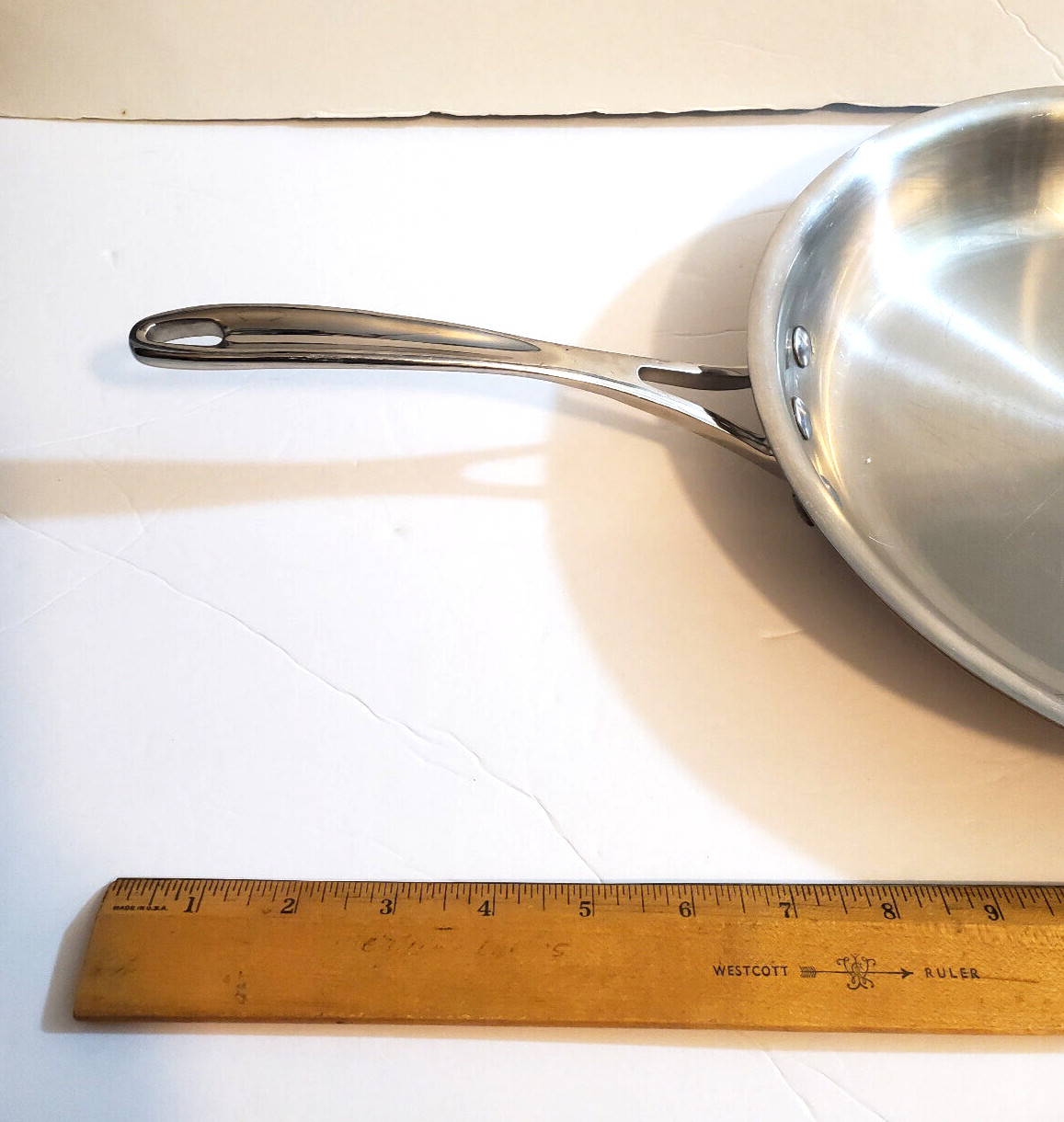 Calphalon 1390 10″ Stainless Steel Skillet / Fry Pan EUC