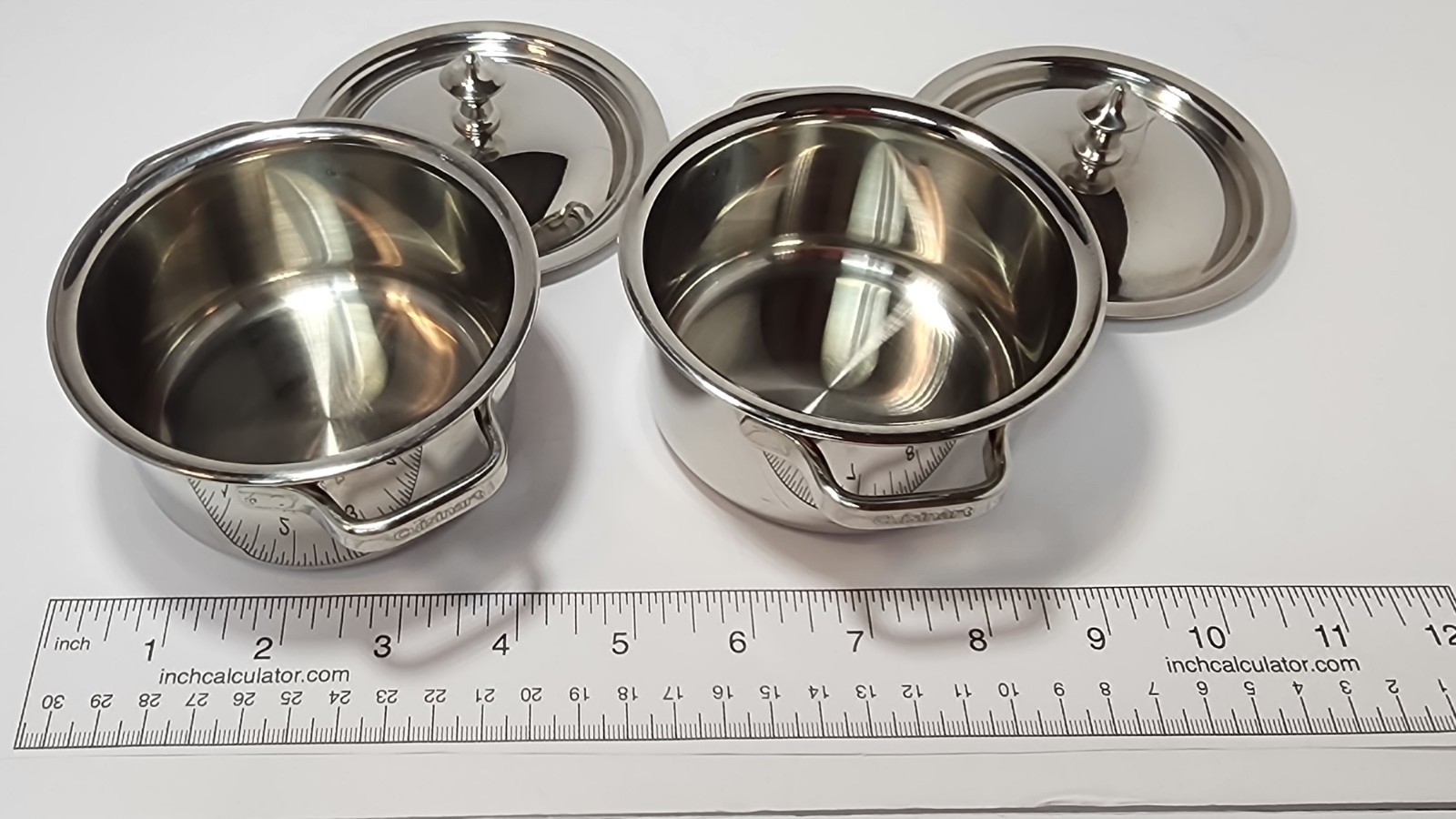Cuisinart Stainless Steel Mini Dutch Ovens 2pack OB Model 7MS2-32(.32 Qt)
