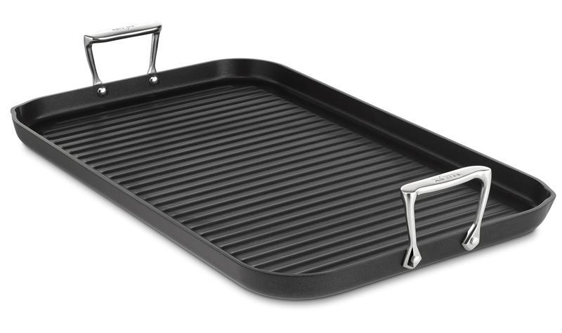 ALL-CLAD Nonstick 13″ x 20″ GRANDE GRILLE/GRILL 3013NS/RED MITTS Alum BONUS GIFT
