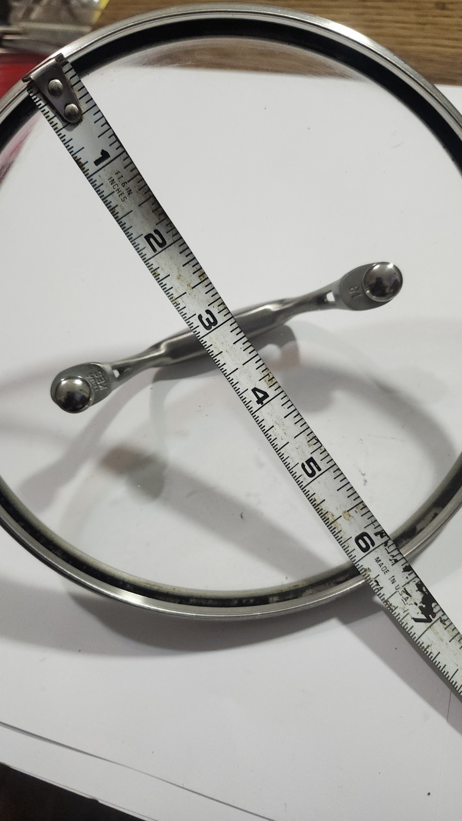 GLASS/Metal LID REPLACEMENT 11.5″ OUTER RIM 11″ Inner DEEP RIM