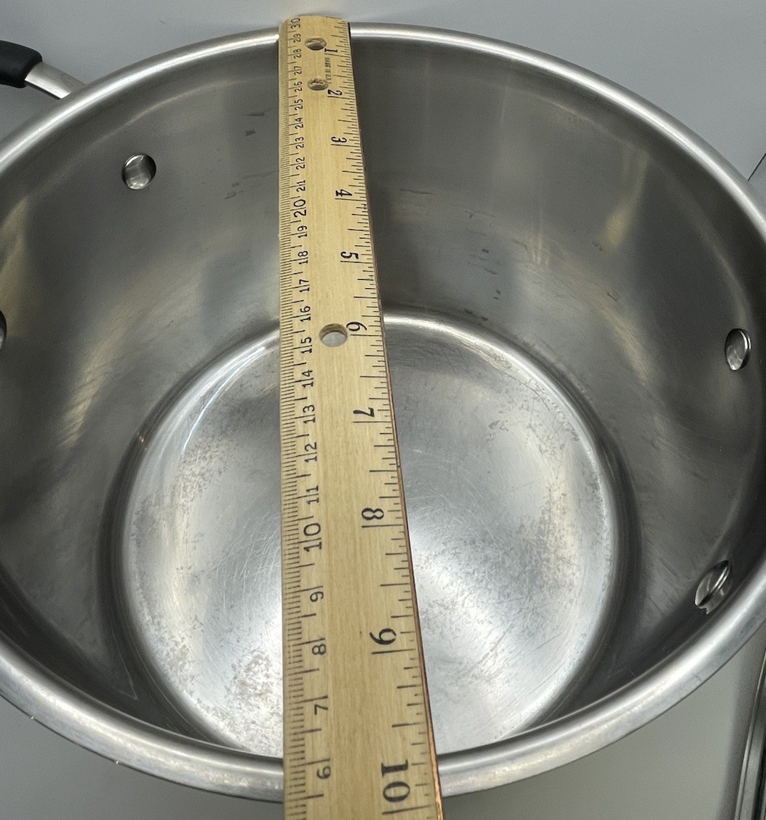 Potobelo Italia Acierinox Stainless Steel (8 qt/7.6 L) Stock Pot
