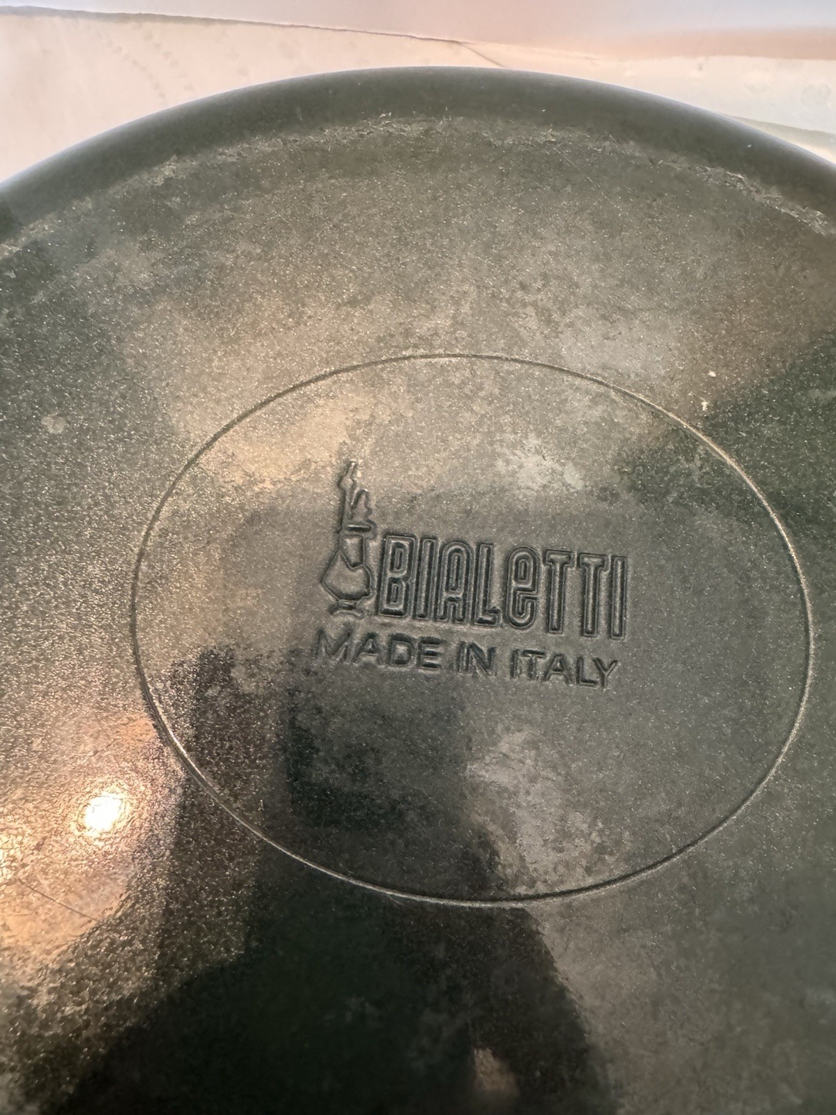 Bialetti 5.5 Qt Pasta Pot Straining Lid Italian Made Nonstick Green