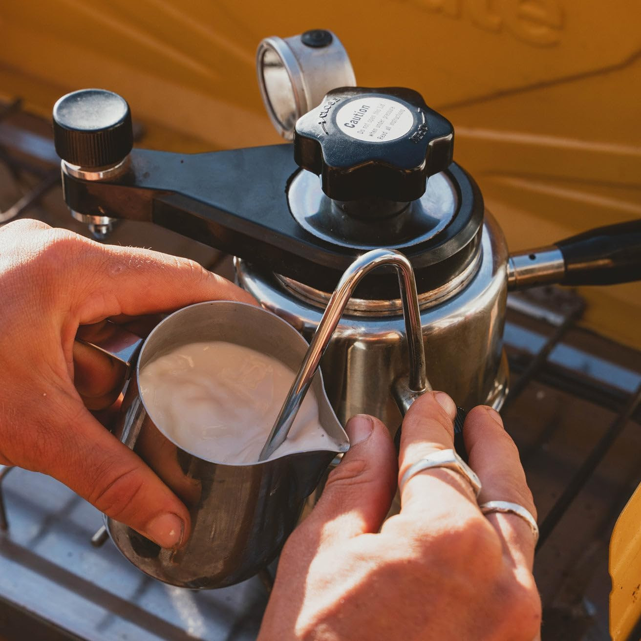 Stovetop Milk Steamer 50SS