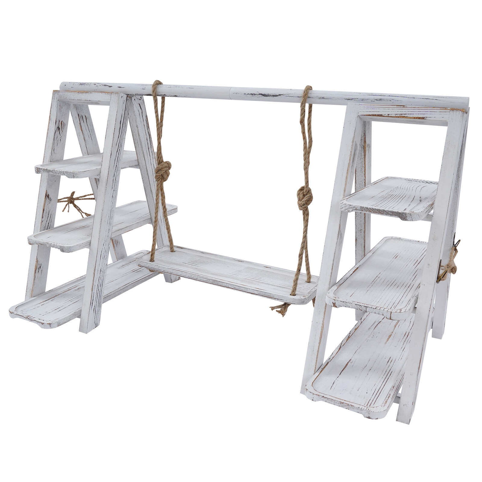 3 Tier Cupcake Stand Table Display Set With Removable Trays Serving Ladder Stand