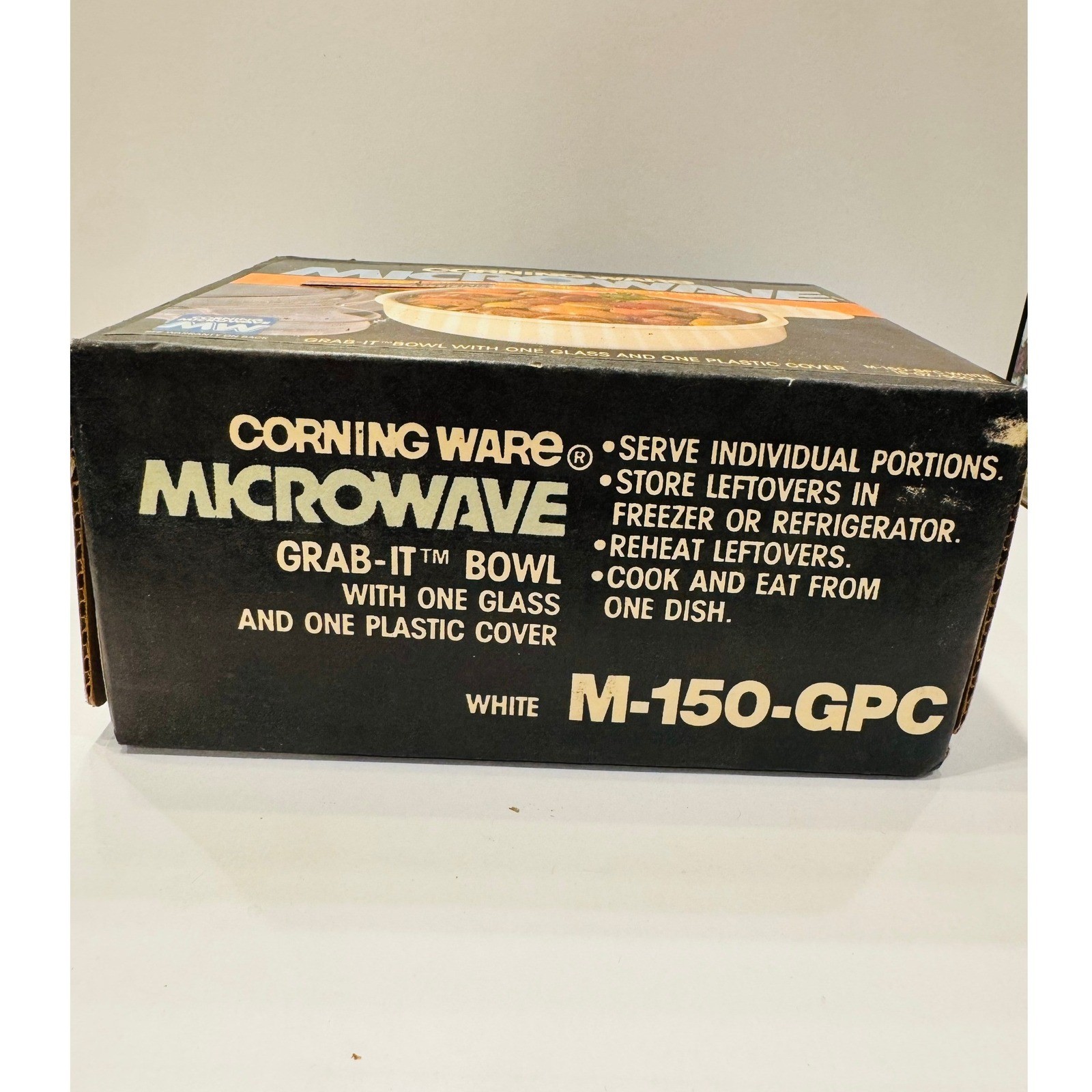 Vintage Corning Ware Grab-It Bowl M-150-GPC White NEW SEALED IN BOX NOS Rare