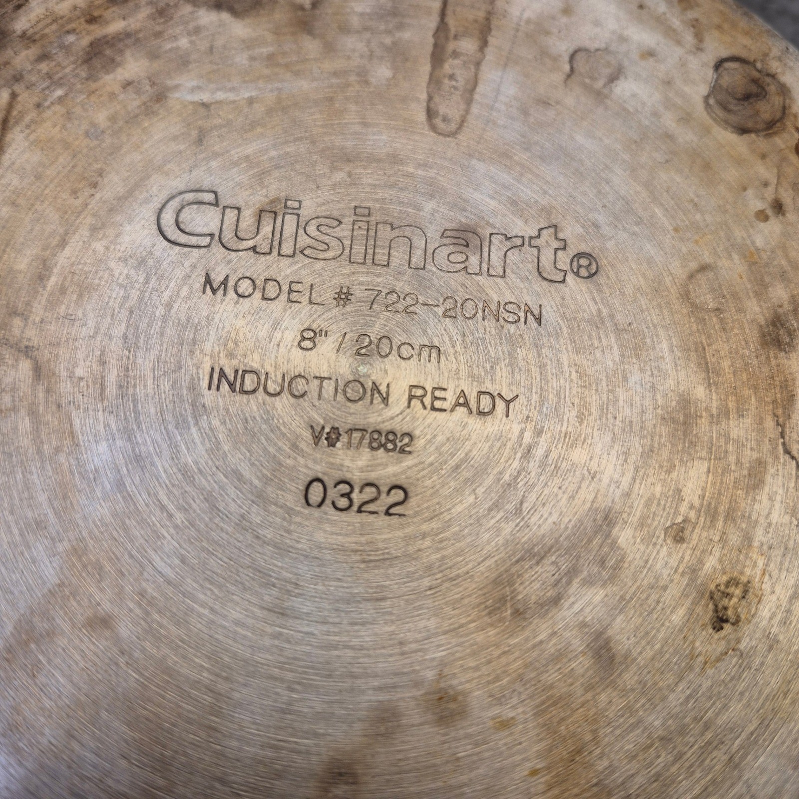 Cuisinart 8 Inch Nonstick Skillet Stainless Steel Induction Ready 722-20NSN