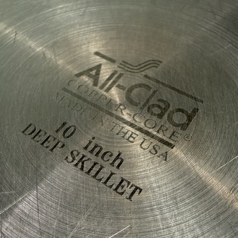 VTG ALL CLAD Copper Core 10 Inch Deep Skillet First Edition Extremely RARE -Read