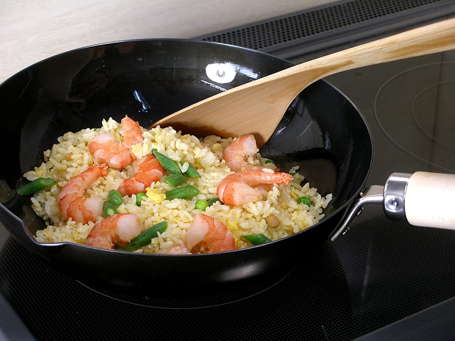River light stir-fried pot KIWAME PREMIUM 28cm LID Set Gas IH compatible Pan