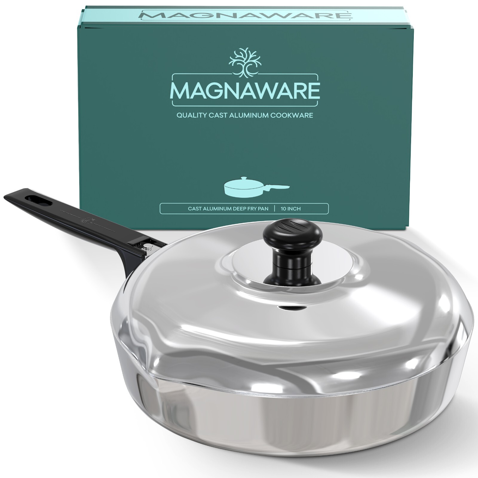Magnaware Cast Aluminum 10 inch Sauté Pan with Lid