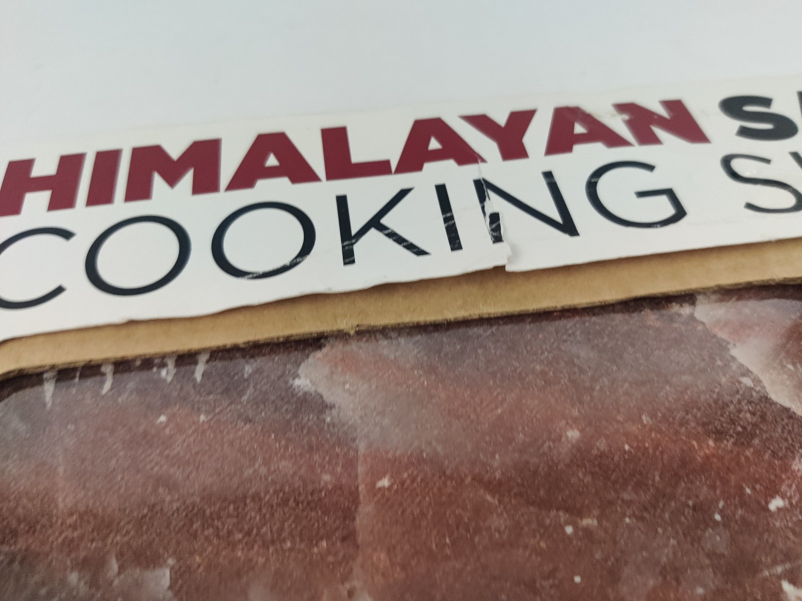 THE REAL CO Himalayan Pink Salt Cooking Slab Single Origin Natural NEW