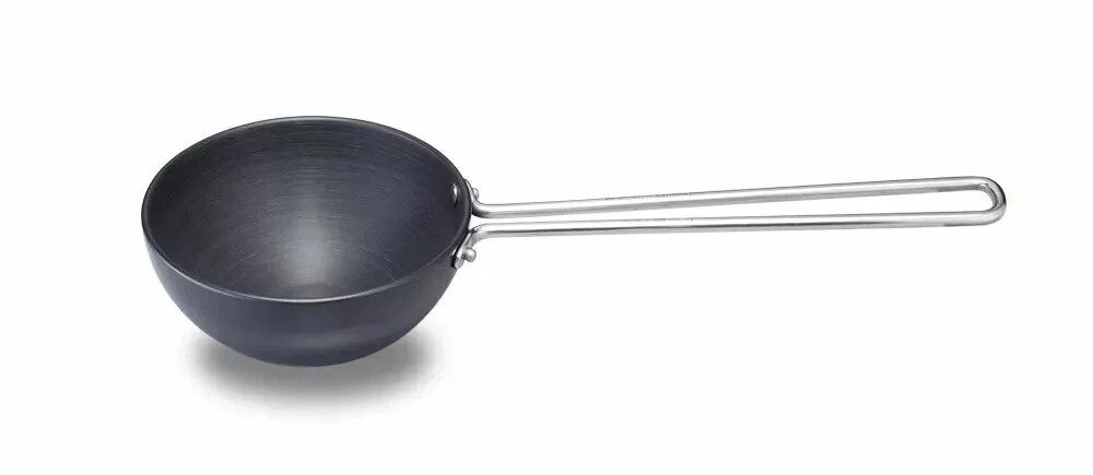 Futura Hard Anodised Fry Pan/Tadka Pan 1 Cup 10cm Spice Heating Pan Cookware