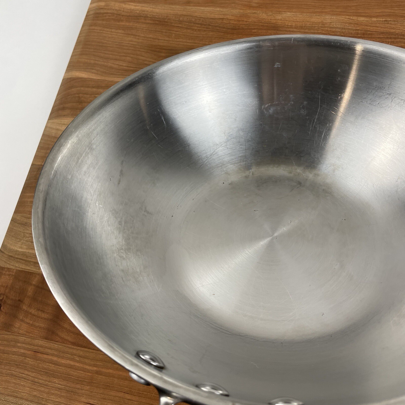 Williams Sonoma Calphalon Stainless 10” Skillet Frying Sauté Pan Scuffed Read