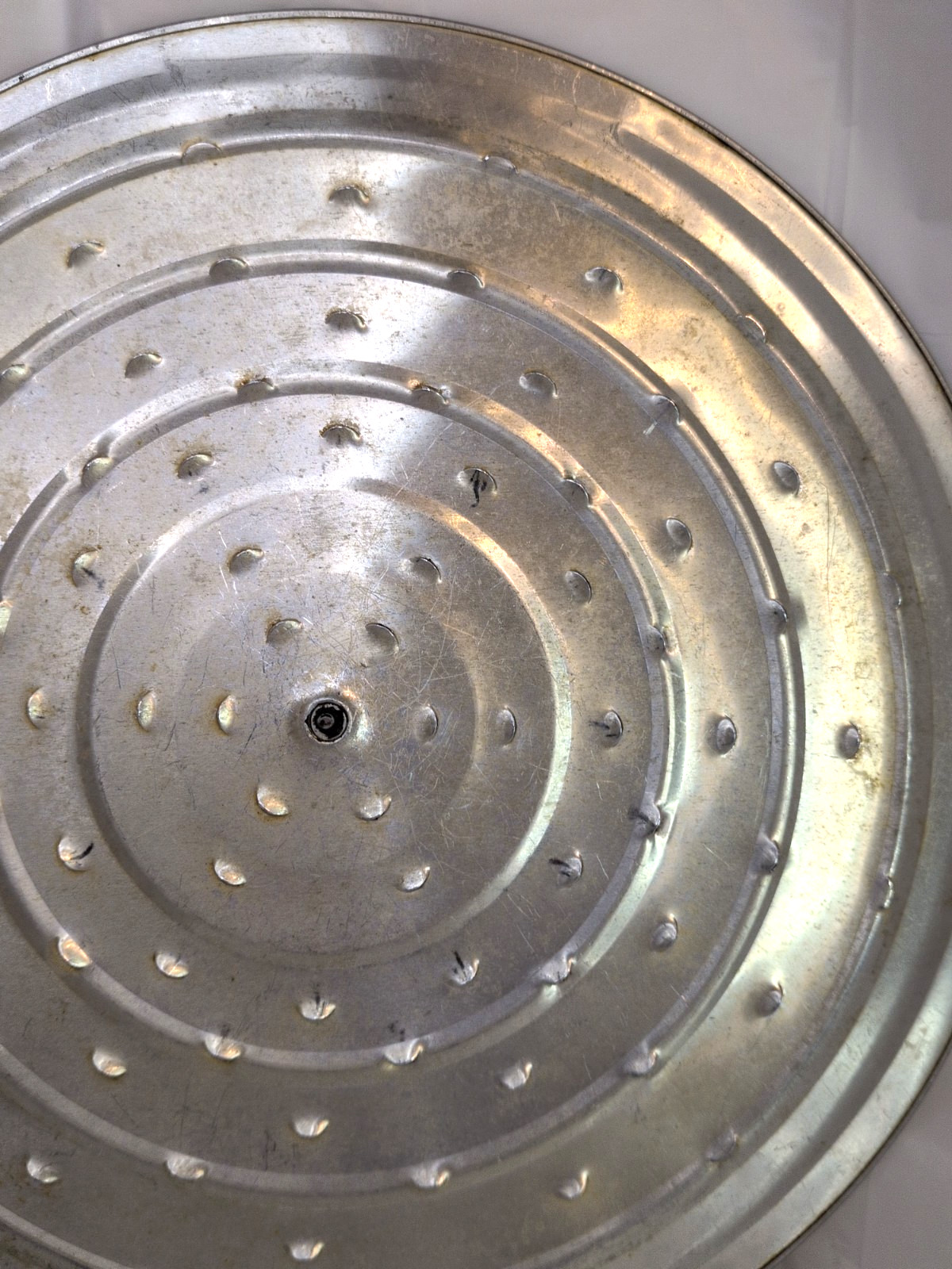 Aluminum Steamer Lid for Cooking 12” Steam Vented Black Handle Vintage