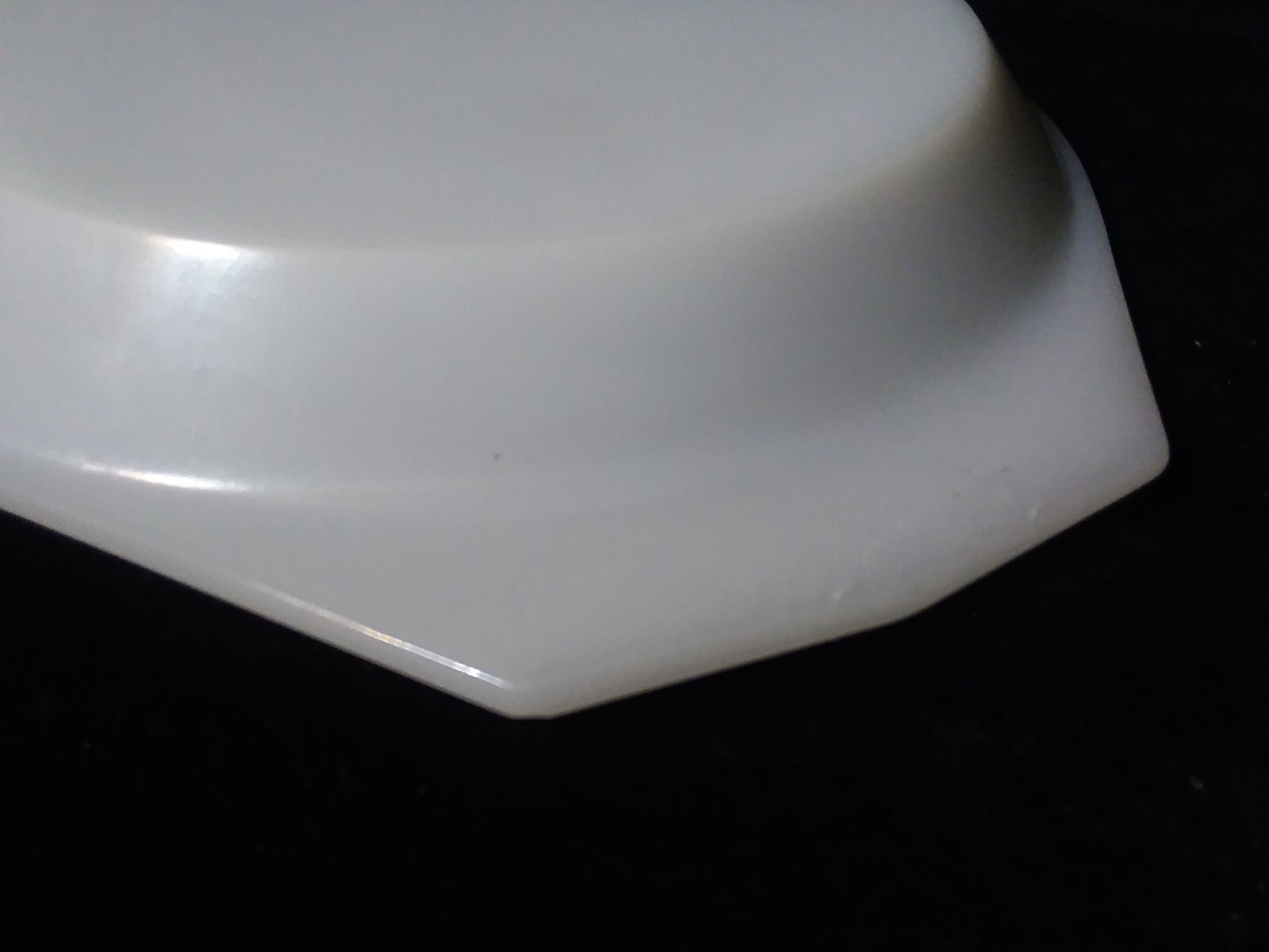 Arcopal French Milk Glass Lid Only 7.5″ Large Round Casserole Side Handles RARE!