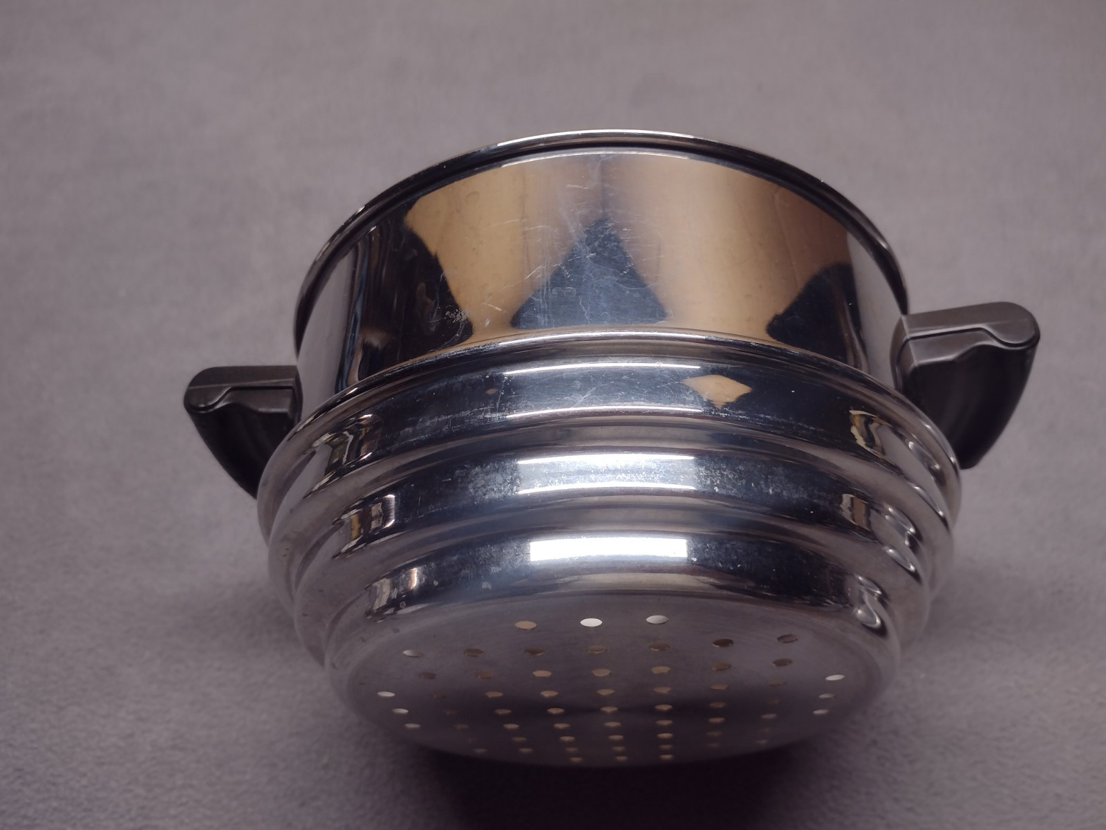 Stainless Steel Three Tier Steamer Insert Basket With Lid Unbranded