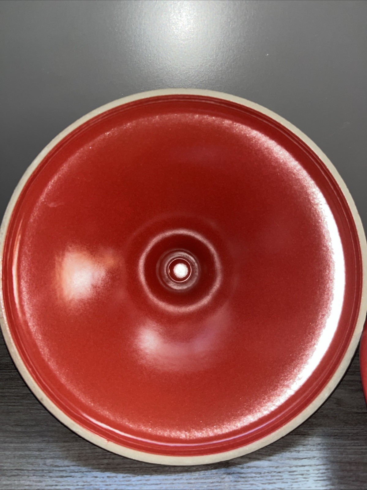 Emile Henry 55.32 Moroccan Tagine Flame Ceramic Rust/Red France 2.6 Qt Unused