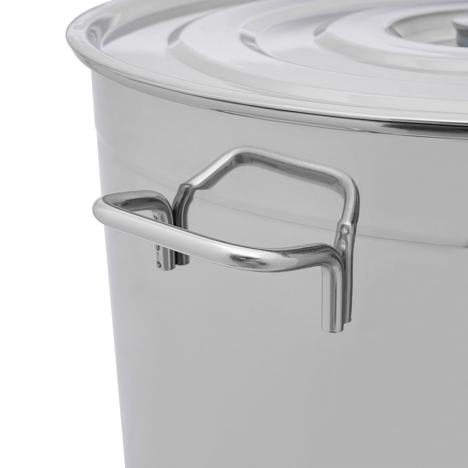 50L (52.8 Qt) Stainless Steel Stock Pot With Perforated Basket & Lid