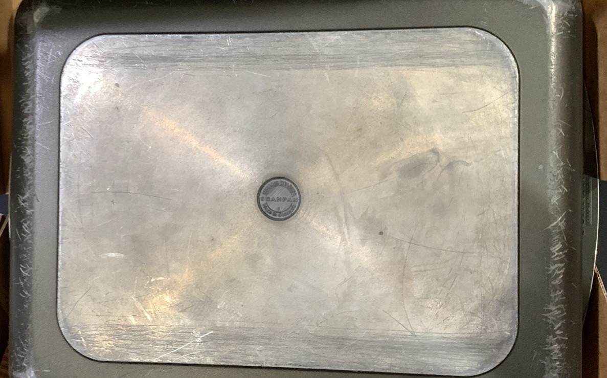 Scanpan CLASSIC- 7.5qt | 17″ x12” Ceramic Titanium Roasting Pan Excellent USED