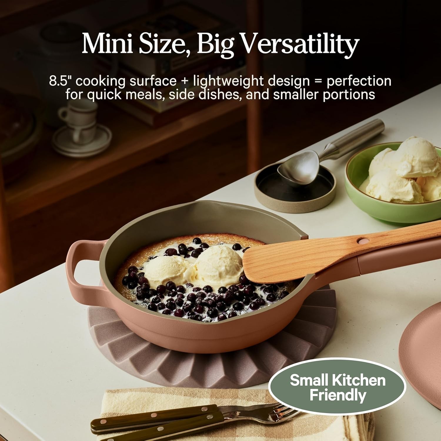 Our Place 8.5″ Ceramic Nonstick Mini Always Pan Spice 1.2 QT READ