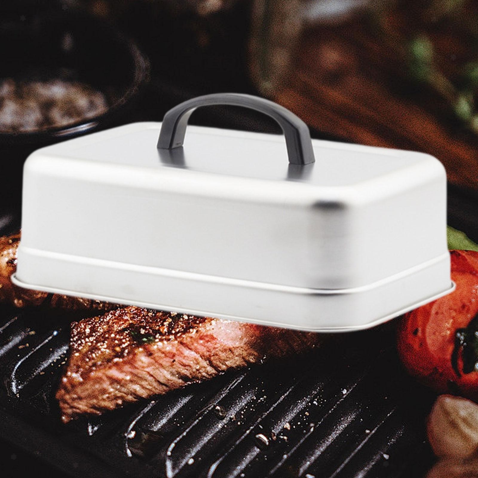 Metal Grill Lid Burger Cover Steaming Cover Lid