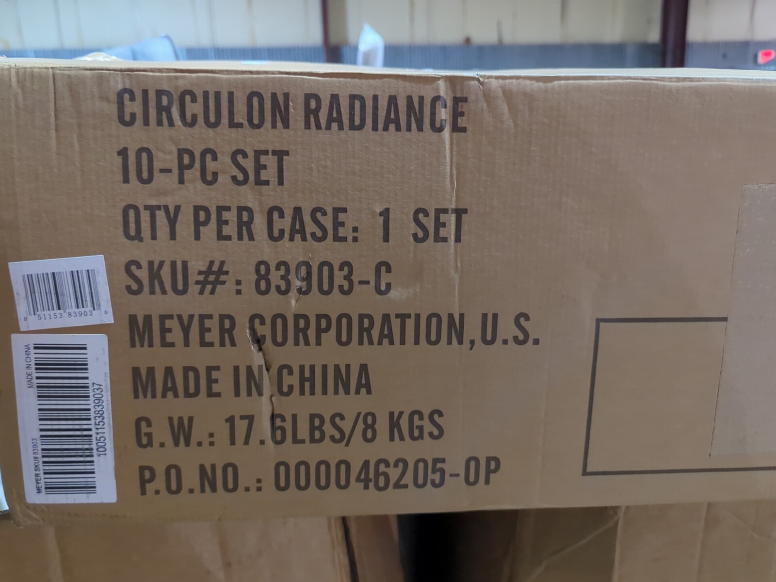 Circulon Radiance 10pc Set, 83903-C. New In Open Box