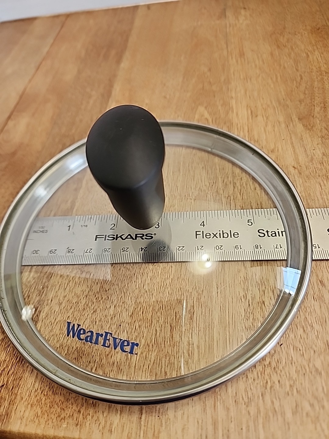 Replacement Wearever Glass Lid for Sauce Pan, Fits 5 7/8″ – 6 1/8″ Opening