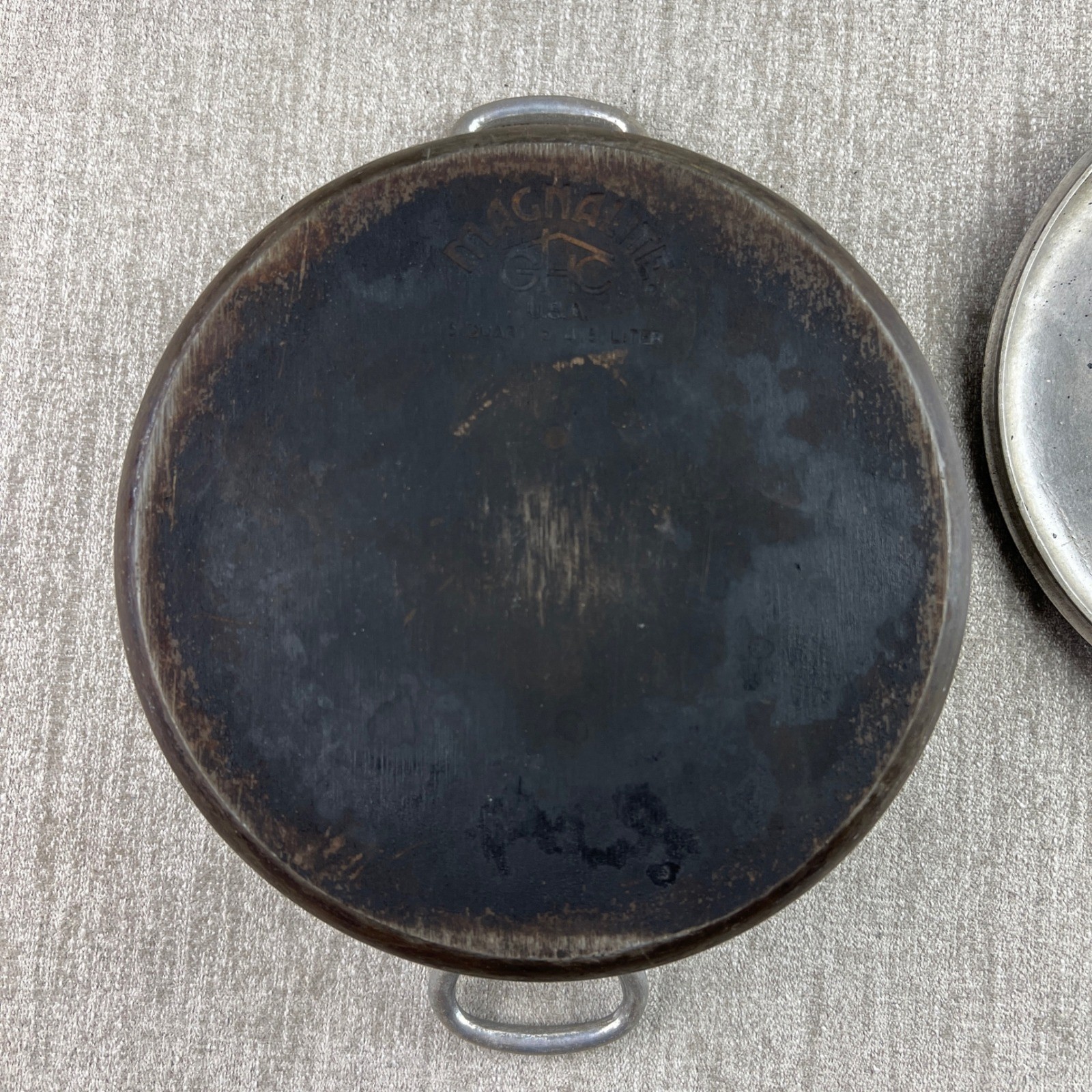 Magnalite GHC Dutch Oven 5 Quart Dark Gray Hard Anodized Cast Aluminum USA Made