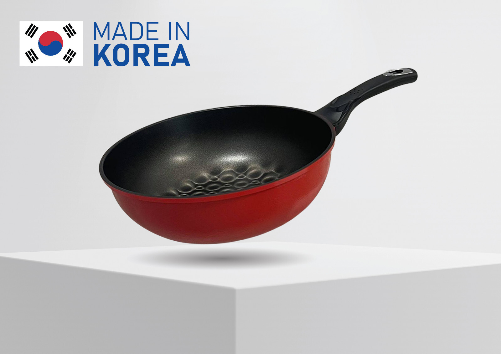 13-1/2” (34cm) 3D Diamond Coating Nonstick Wok Cookware