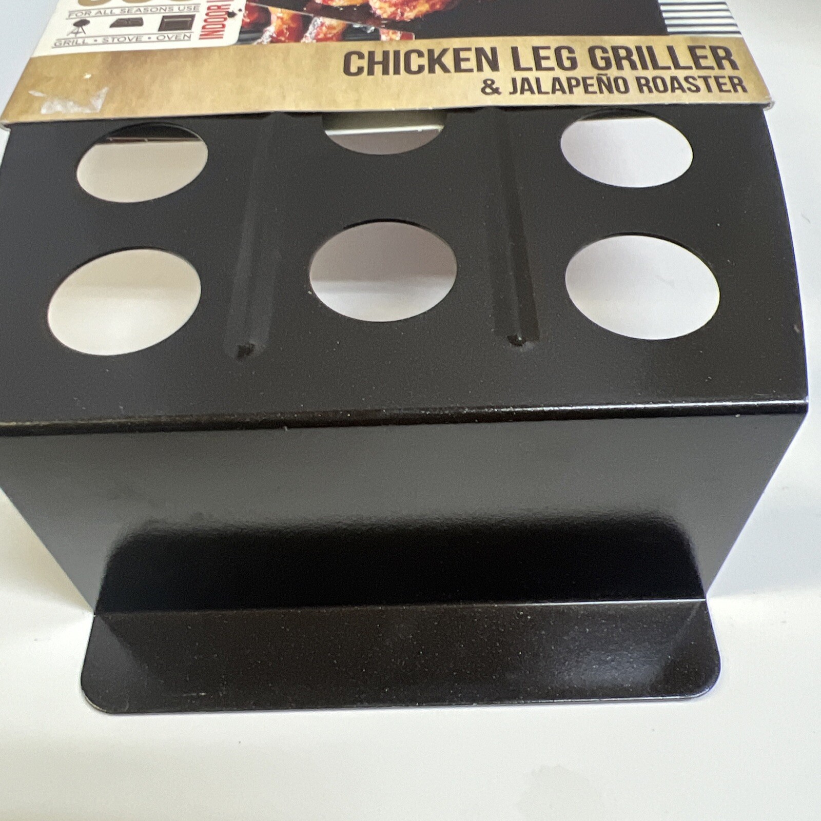 Nordic Ware USA Chicken Leg Griller & Jalapeno Roaster BBQ Indoor Outdoor New