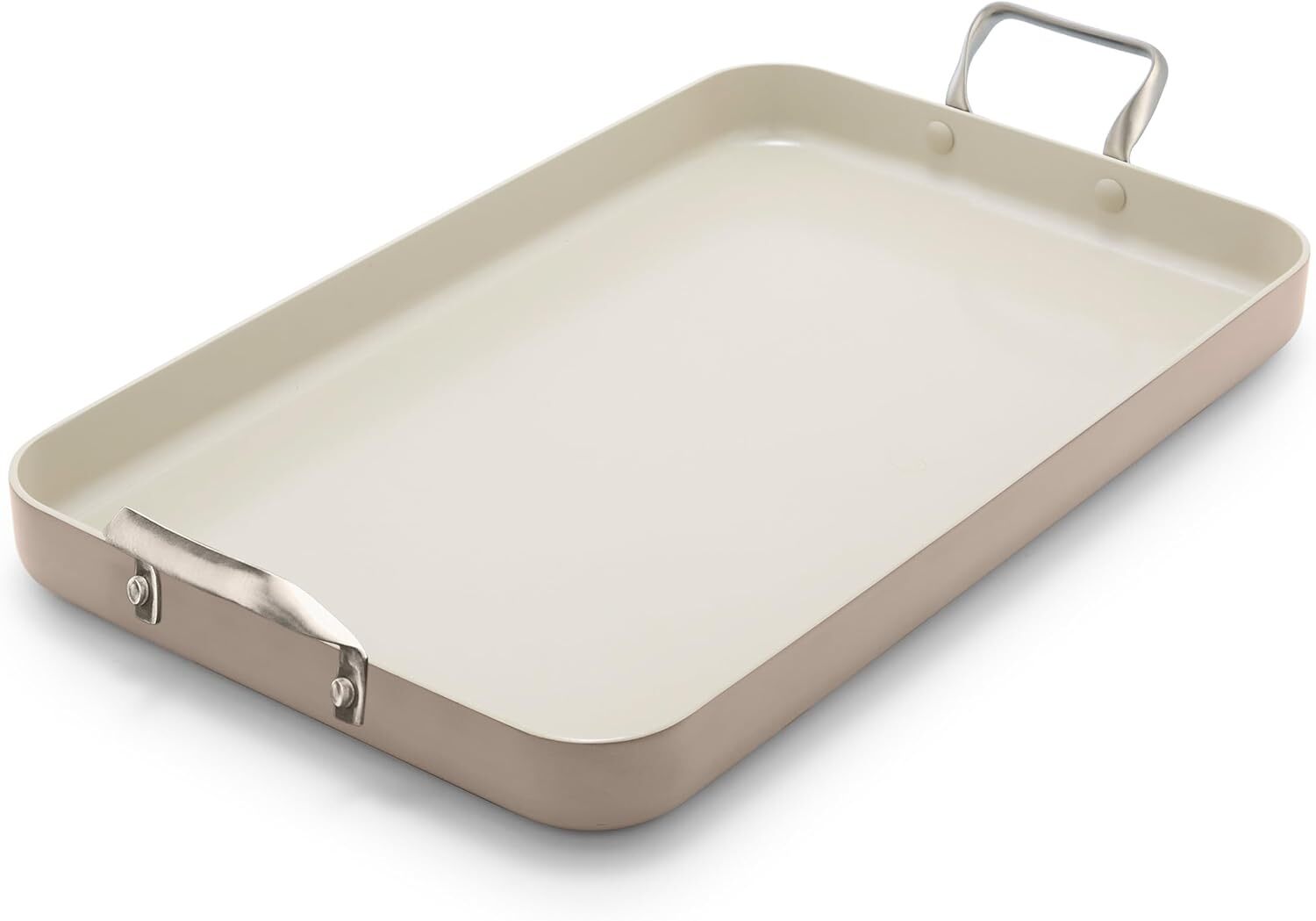 18″ x 11″ Double Burner, Hard Anodized Healthy Ceramic Steel Handles