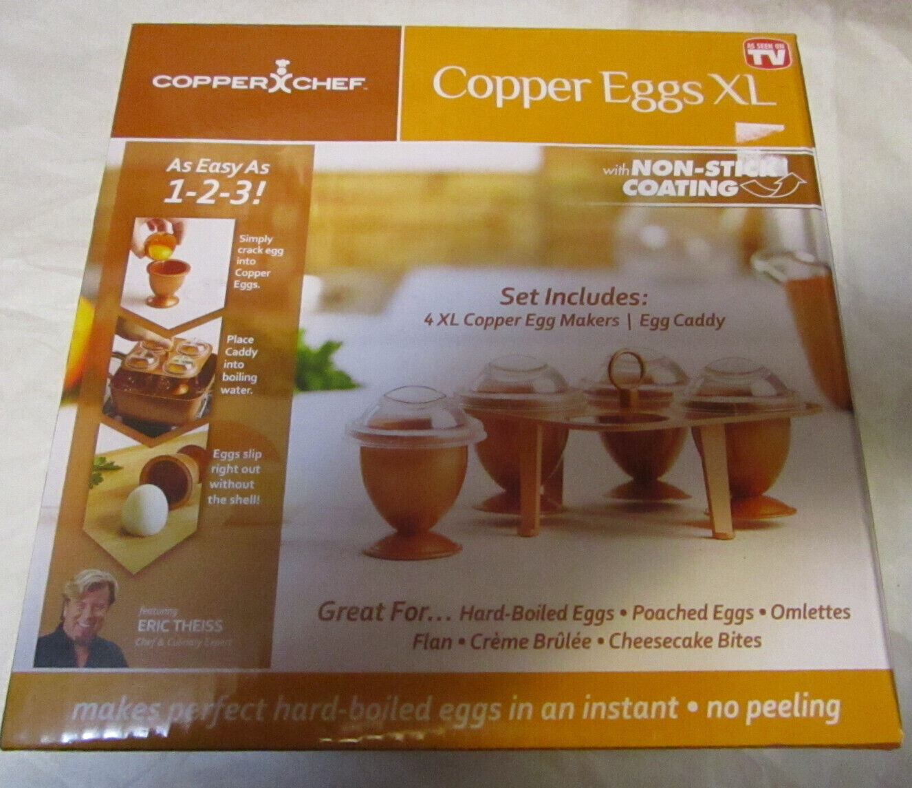 Copper Chef Copper Eggs XL As Seen on TV *new in box*