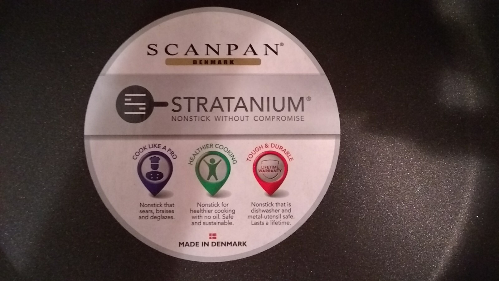 Scanpan Classic Nonstick 4.25 Quart Covered Chef Pan, 12.5 Inch – “NEW*