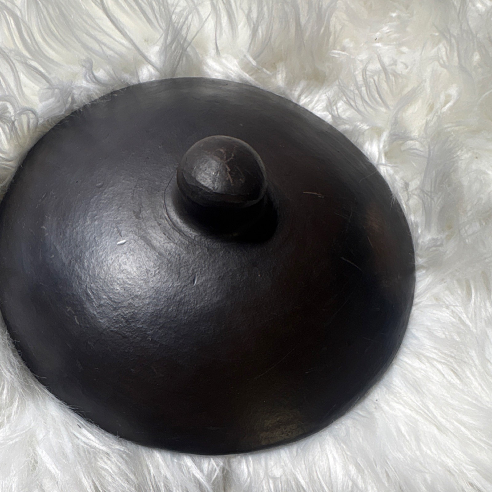 Black Ceramic Round Casserole With Lid Double Handle Gas Electric Compatible