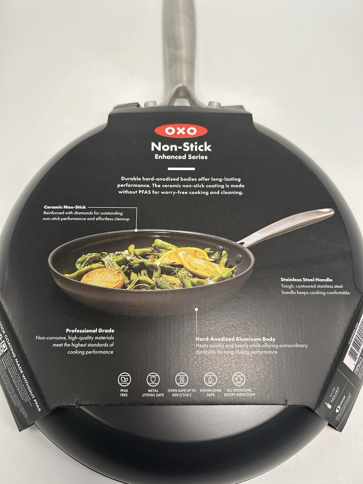 OXO Enhanced 10″ Frying Pan Skillet PFAS-Free Ceramic Nonstick – Black *NEW*