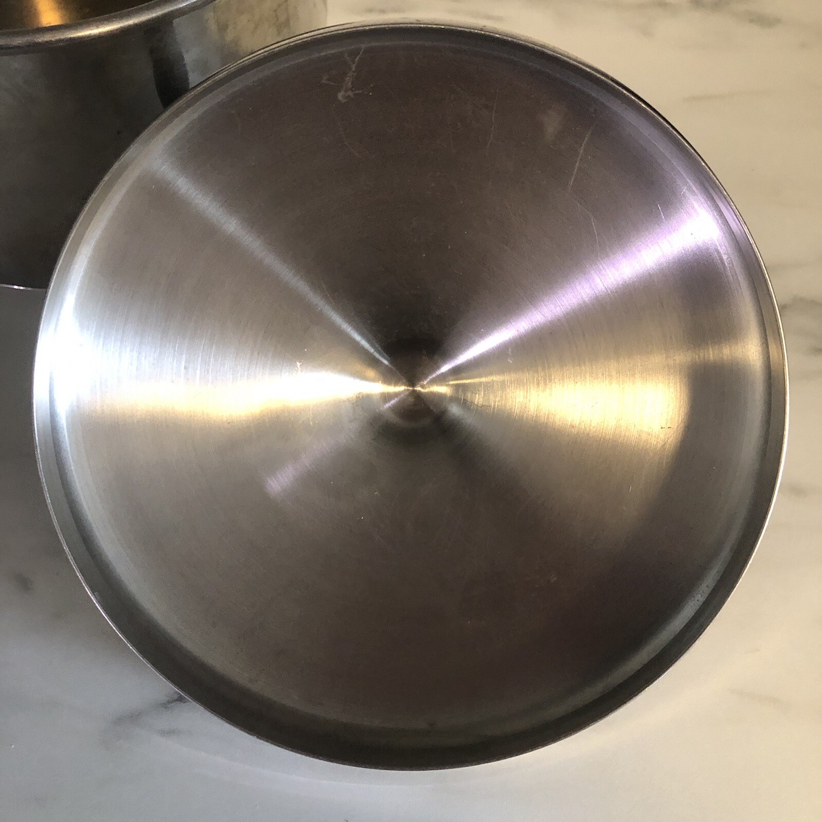 FARBERWARE 18/10 Stainless Steel Impact Bonded Even Heat 2 Qt. 1.9L Pot With Lid