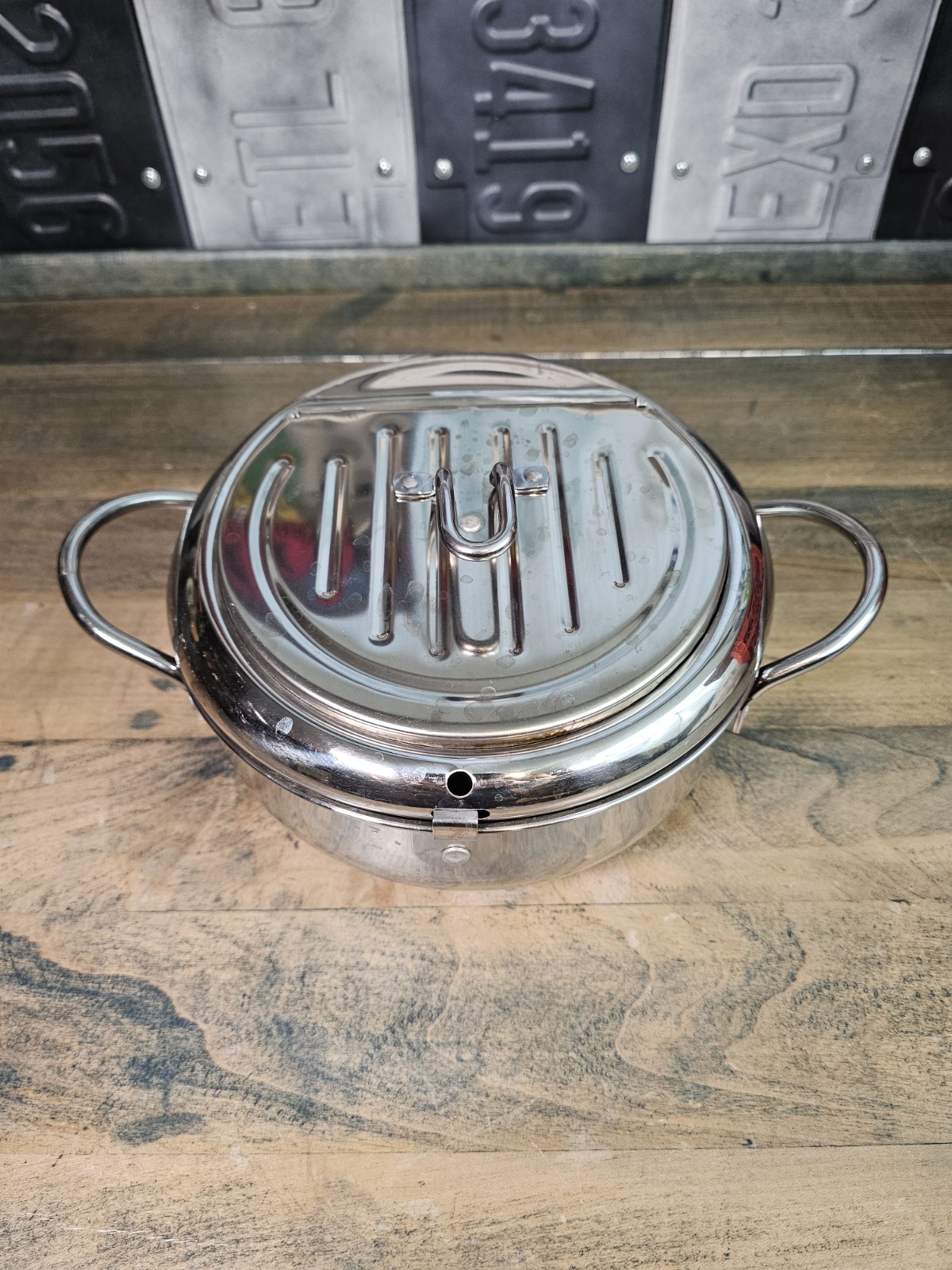 Japanese Deep Frying Pot + Lid – 304 Stainless – NO THERMOMETER
