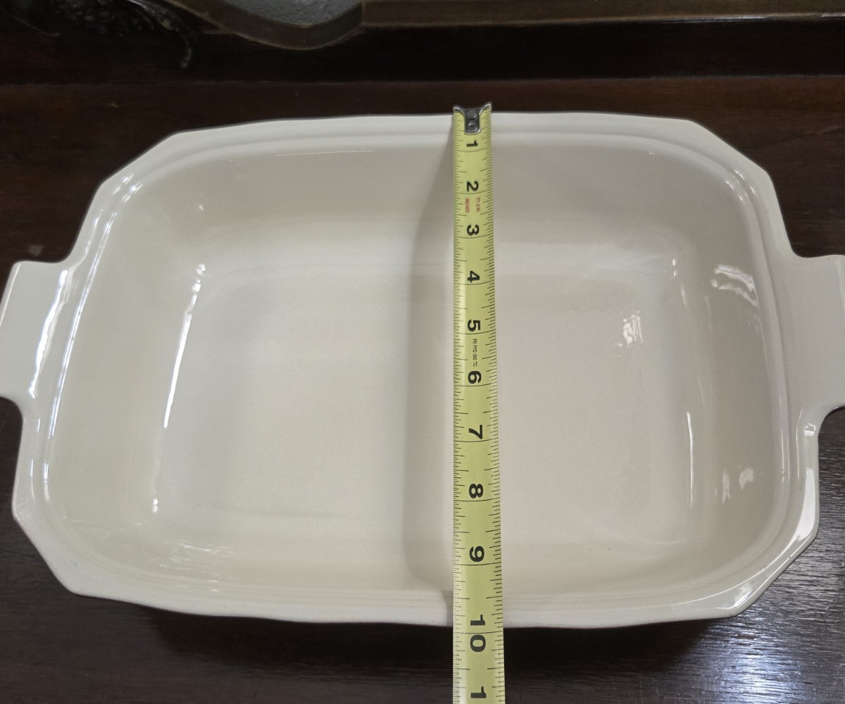 Emile Henry France for Williams-Sonoma Cranberry Red Stoneware Lasagna Baker