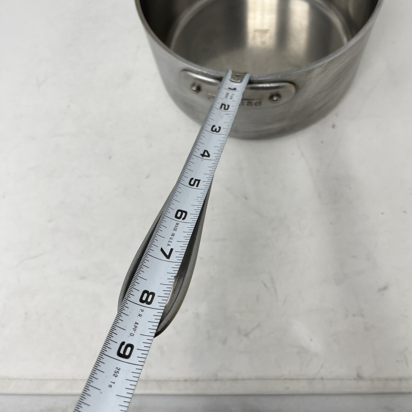 Vintage All-Clad Metalcrafters Master Chef 203 1/2 Saucepan 8” Silver No Lid
