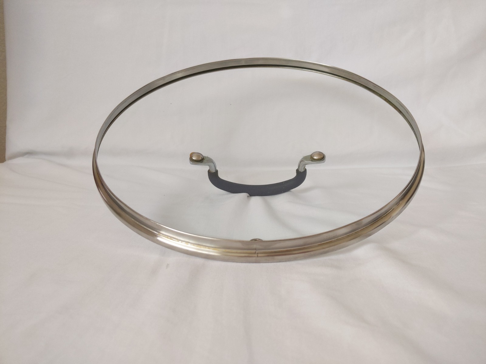 Glass Pot Pan Saucepan Lid Replacement Round Rim: 11.5 in Large Cookware Glass