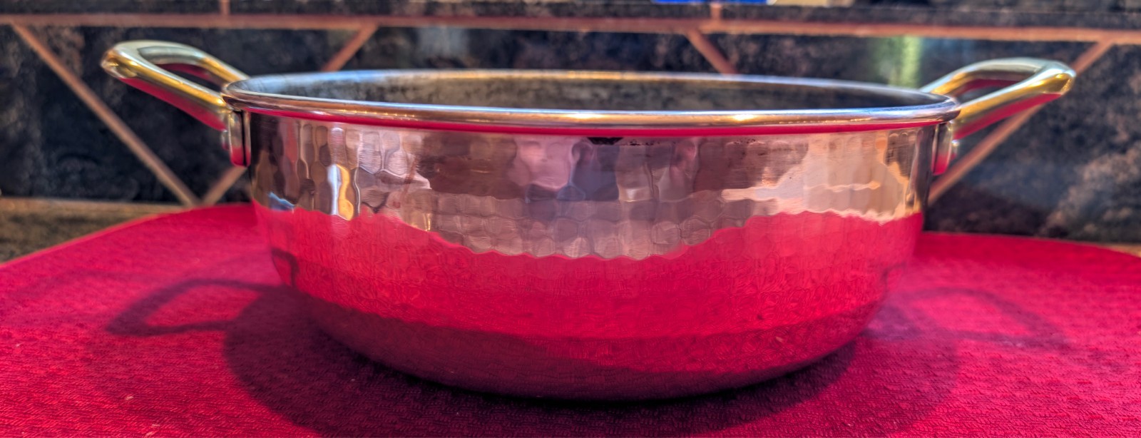 Ruffoni 6 qt Copper Brazier/Saute – no lid